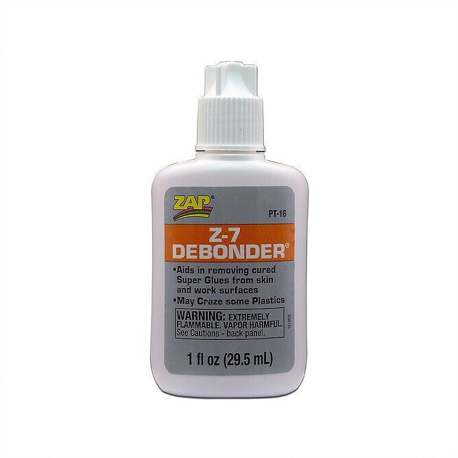 ZAP-A-GAP ZAP Z-7 DEBONDER FOR SUPER GLUE, 1 OZ - PT-16