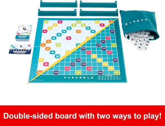 SCRABBLE BOARD GAME FAMILY WORD GAME - HWD43