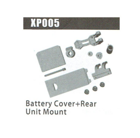 REDBACK BATTERY COVER & REAR UNIT MOUNT - RBR-XP005