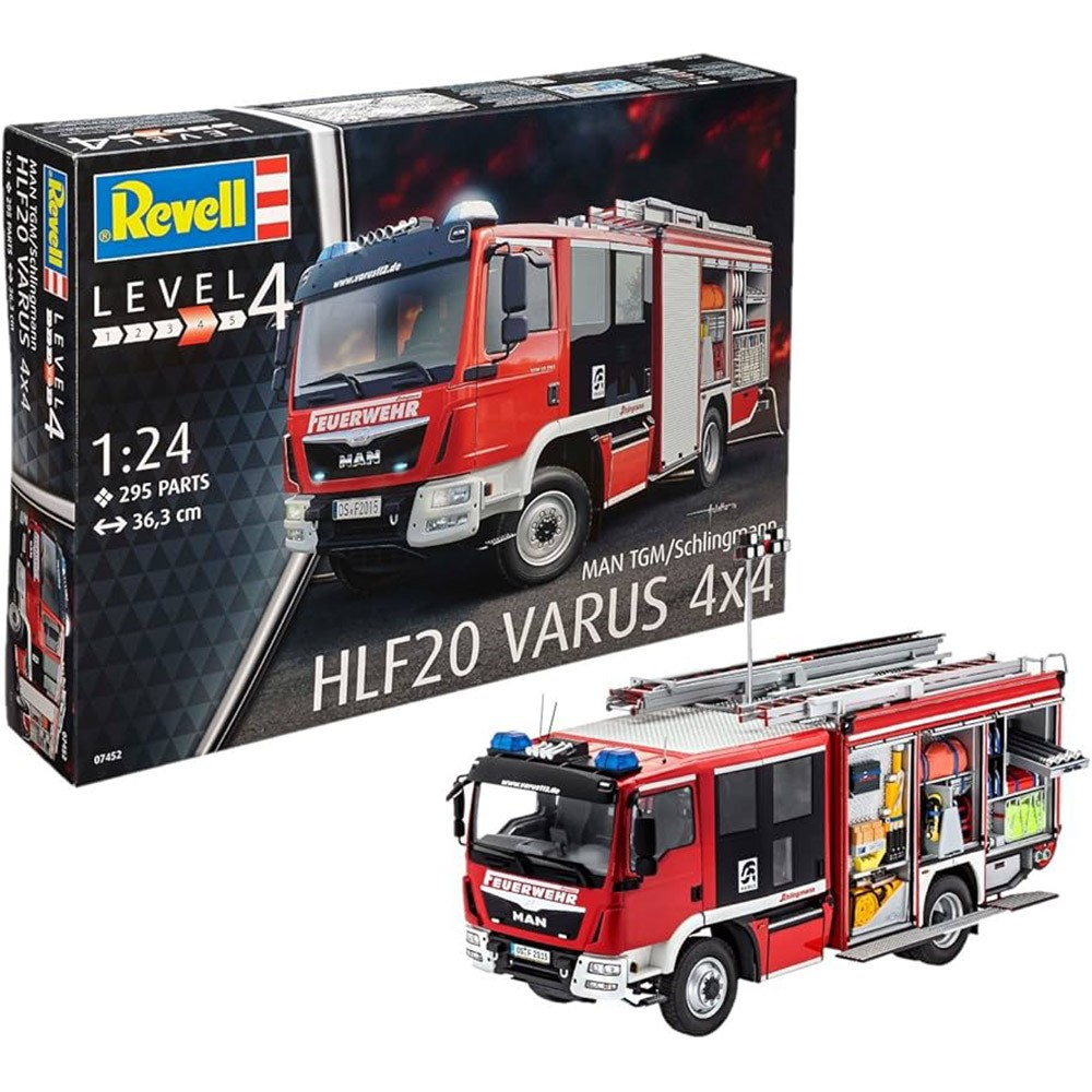 REVELL 1/24 SCALE MAN/SCHLINGMANN HLF 20 VARUS MODEL KIT - 7452