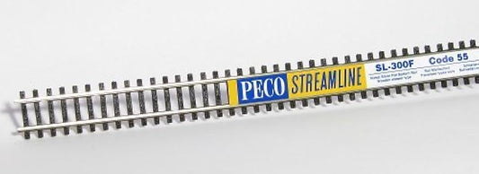 PECO SL-300F N WOODEN TIE STYLE FLEX TRACK CODE 55, 36'' (13) - SL-300F