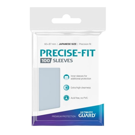 ULTIMATE GUARD INNER SLEEVE JAPENESE SIZE PRECISE FIT (100) - UGD010070