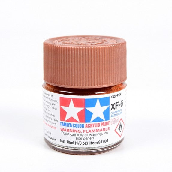 TAMIYA ACRYLIC XF-6 COPPER - T81706
