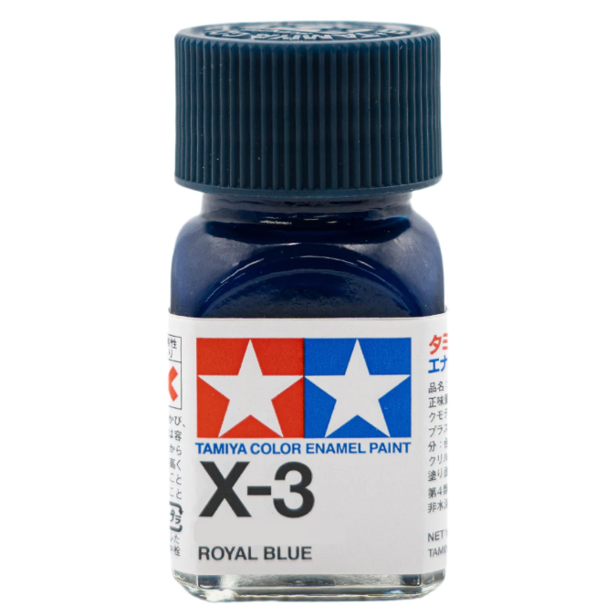 TAMIYA ENAMEL X-3 ROYAL BLUE (GLOSS) - T80003