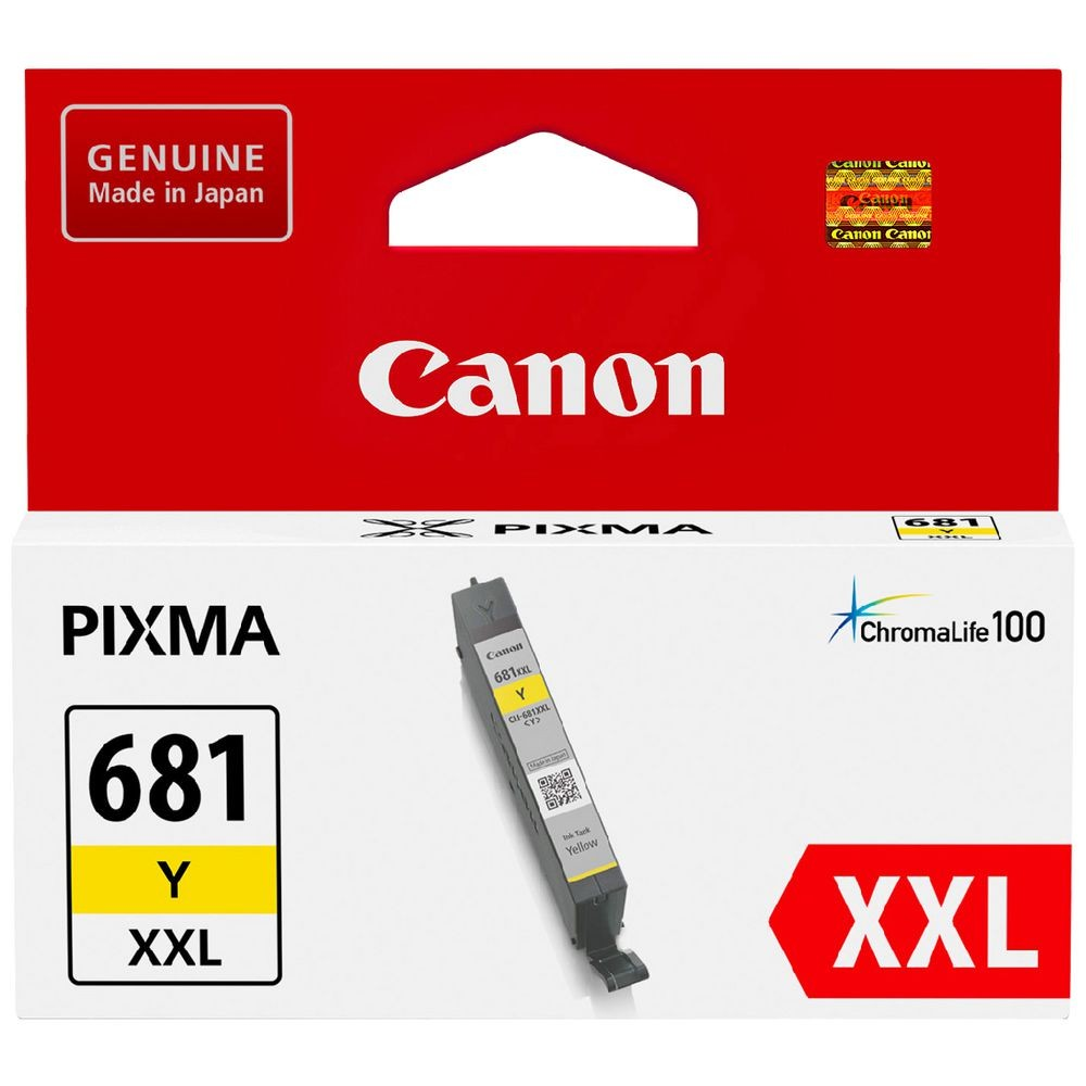 CANON 681XXL YELLOW INK CARTRIDGE - CI681XXLY