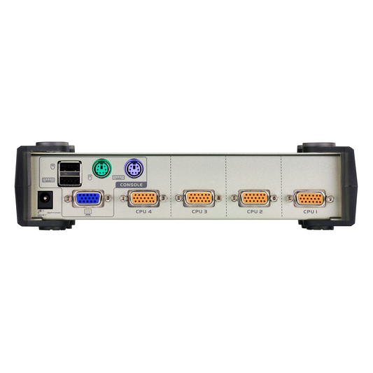 ATEN CUBIQ CS84U - KVM-SWITCH - PS/2, USB - 4 X KVM PORT(S) - 1 LOKALER BENUTZER - DESKTOP (CS84U) - CS84U