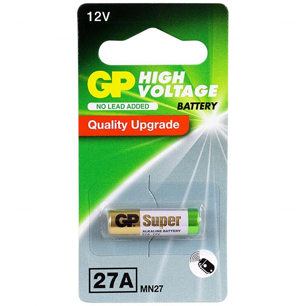 GP 27A 12V ALKALINE BATTERY - 40001-008