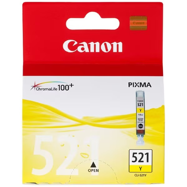 CANON 521 YELLOW INK CARTRIDGE - CI521Y