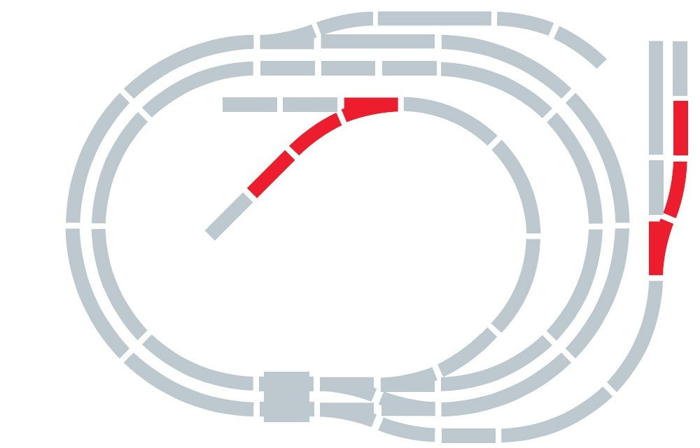 HORNBY RAILWAYS TRACK EXTENSION PACK F
