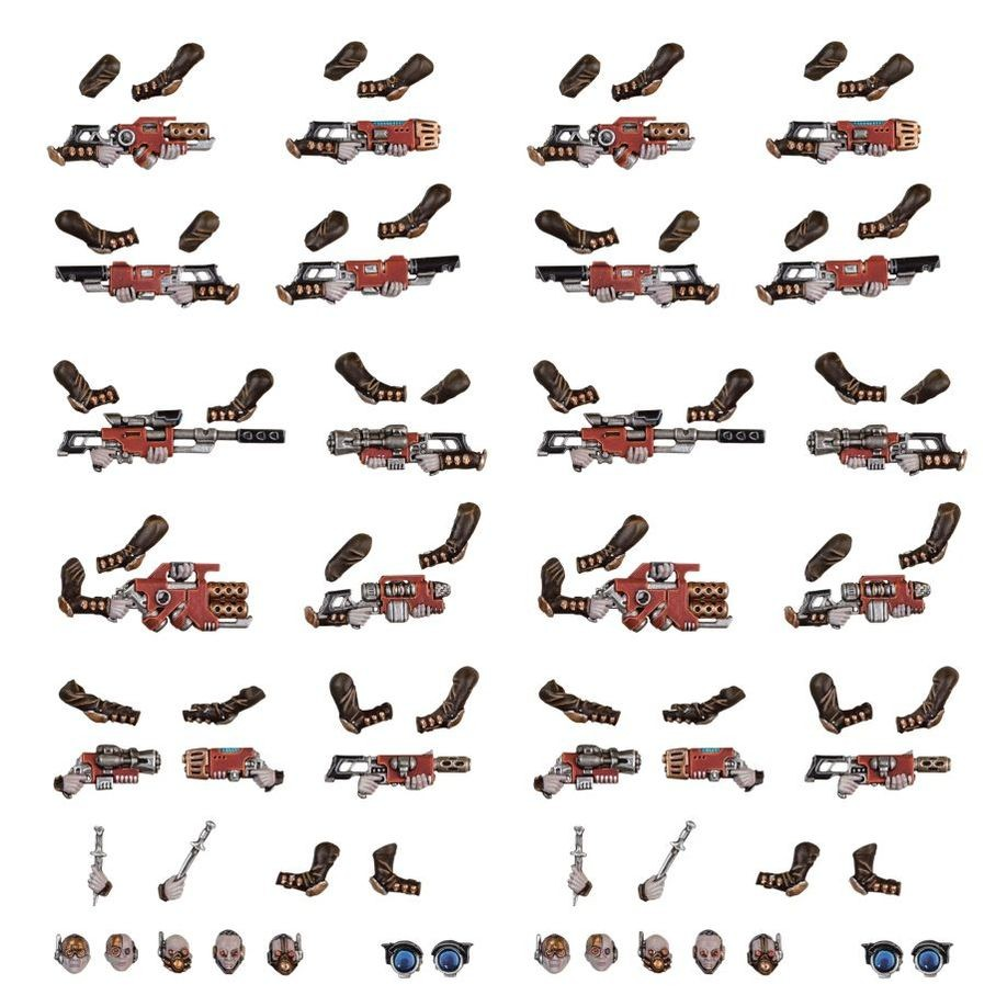 WH NECROMUNDA: DELAQUE WEAPONS & UPRADES - 30083