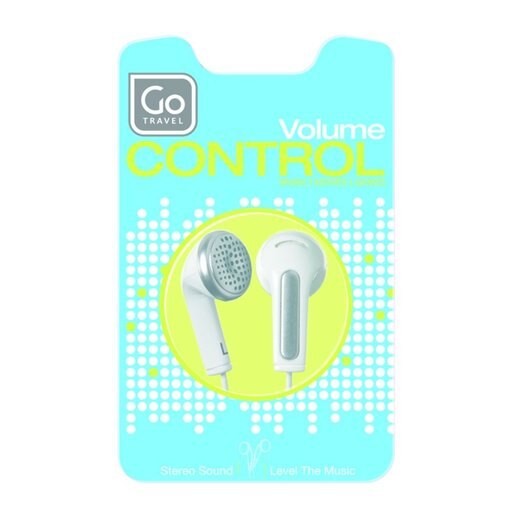 GO TRAVEL TRAVEL EARPHONES (908) -