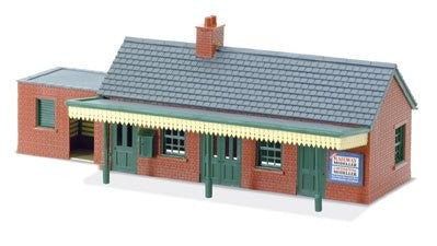 COUNTRY STATION BUILDING, BRICK TYPE - N GAUGE PECO NB-12 FREE POST P3