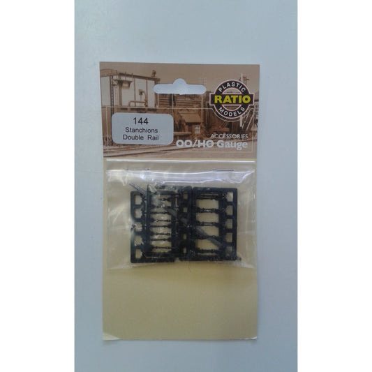 HAND RAIL STANCHIONS - DOUBLE RAIL - RATIO 144 - OO BUILDING KIT - F1 - RA144