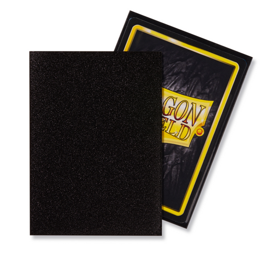 DRAGON SHIELD STARDARD SIZE MATTE JET BLACK 100PK - AT11024