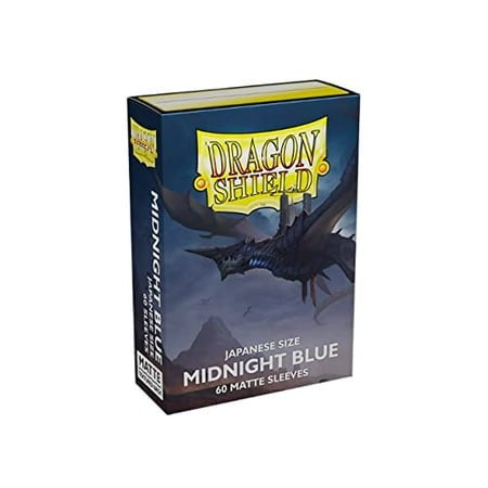 DRAGON SHIELD JAPANESE SIZE SLEEVES MATTE MIDNIGHT BLUE 60PK - AT11157