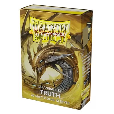 DRAGON SHIELD JAPANESE SIZE SLEEVES MATTE DUAL TRUTH 60PK - AT15160