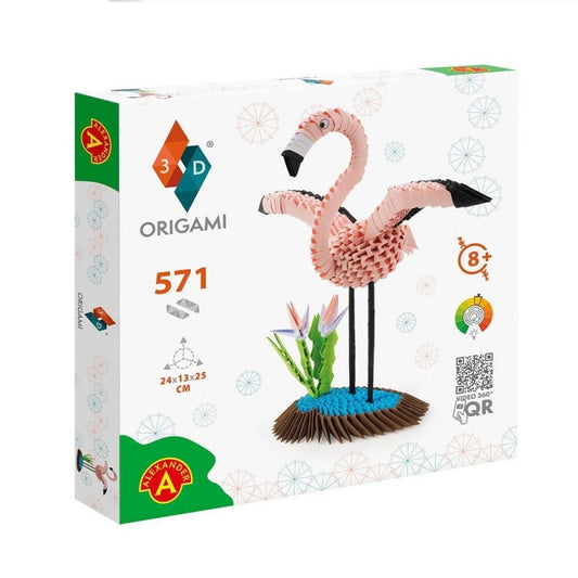 ORIGAMI 3D FLAMINGO - ORI2572