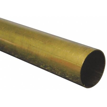 K&S 1/8 IN. D X 12 IN. L ROUND BRASS TUBE 1 PK - KS8127