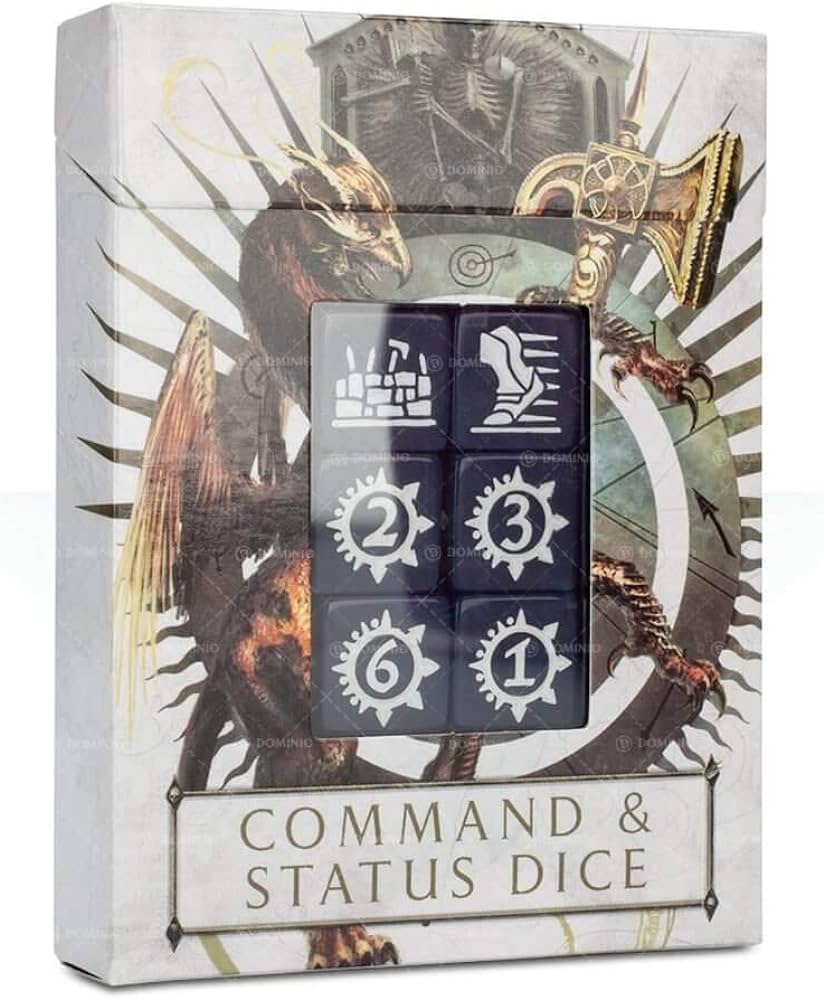 WH AOS COMMAND & STATUS DICE - 8680