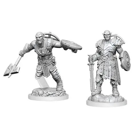 D&D EARTH GENASI FIGHTER UNPAINTED MINIA - WZK90402