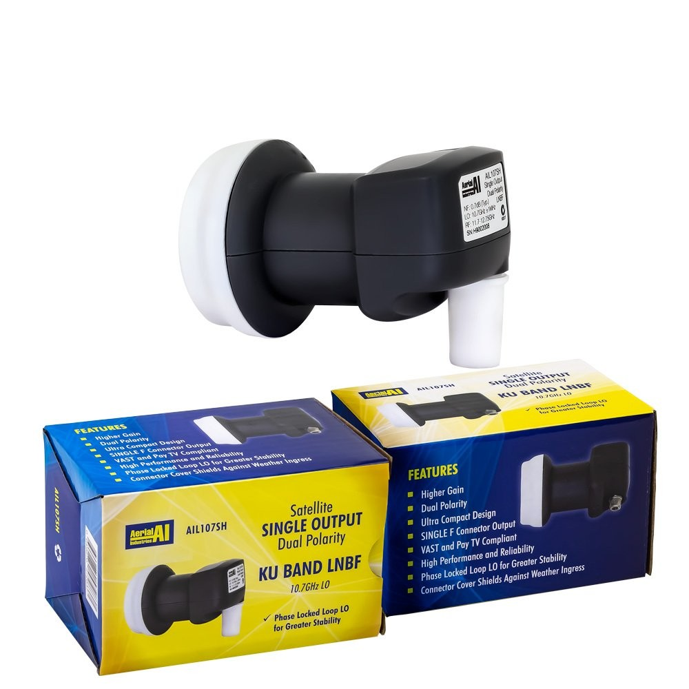SINGLE OUTPUT 10.7LO SATELLITE LNBF - AIL107SH
