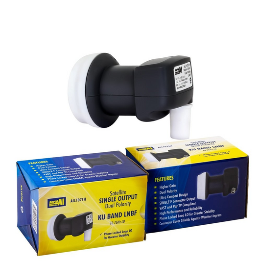 SINGLE OUTPUT 10.7LO SATELLITE LNBF - AIL107SH