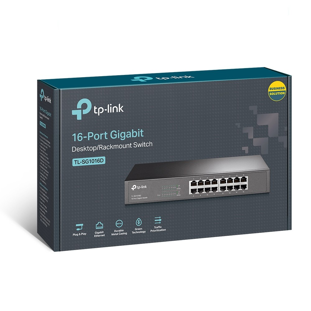 TP-LINK 16 PORT GIGABIT SWITCH - NWTL-SG1016D