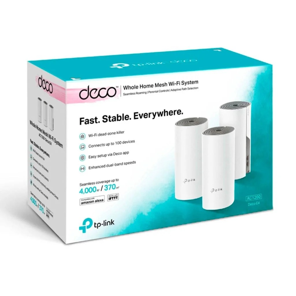 TP-LINK DECO E4 (3PK) WHOLE HOME MESH
