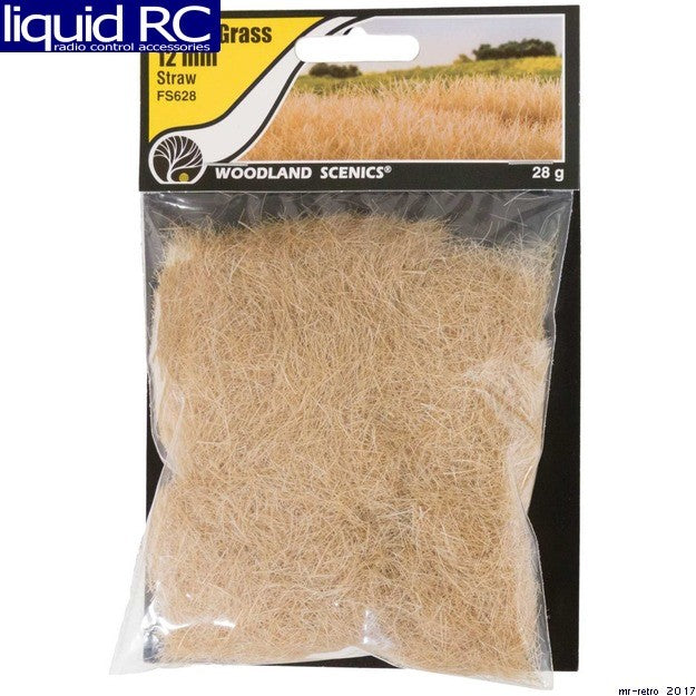 WOODLAND SCENICS FS628 STATIC GRASS STRAW GREEN 12MM - FS628