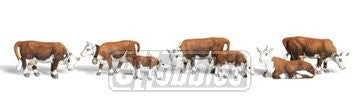 WOODLAND SCENICS A2144 HEREFORD COWS N WOOA2144 - A2144