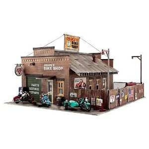 WOODLAND SCENICS PF5193 DEUCE'S BIKE SHOP HO WOOPF5193 - PF5193