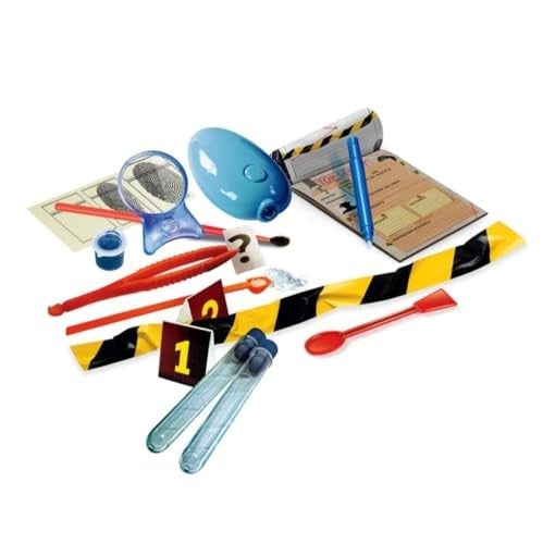 CLEMENTONI SCIENCE & PLAY FORENSIC DETECTIVE CASE: CRACK THE CASE WITH FINGERPRINT DUSTING PLASTER CASTING & CODE BREAKING (8+ YEARS)