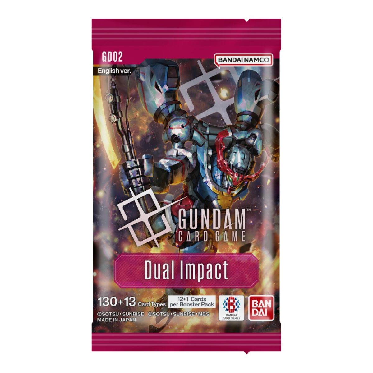 GUNDAM CARD GAME DUAL IMPACT BOOSTER PACK GD02