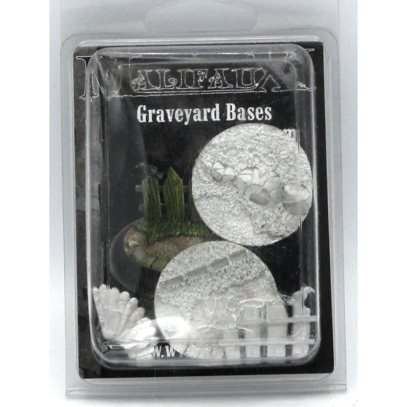 MALIFAUX: BASE INSERTS - GRAVEYARD - 40MM (2) BY WYRD MINIATURES -