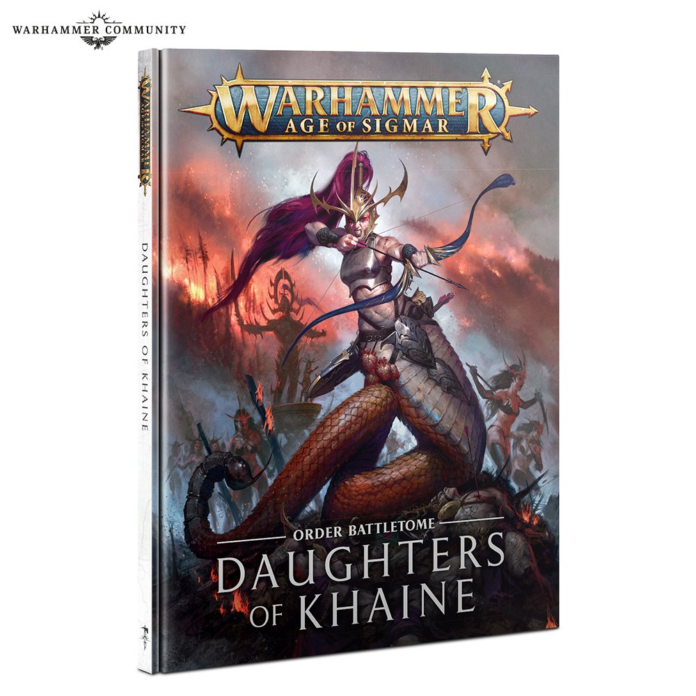 GAMES WORKSHOP WARHAMMER AGE OF SIGMAR BATTLETOME DAUGHTERS OF KHAINE BOOK -