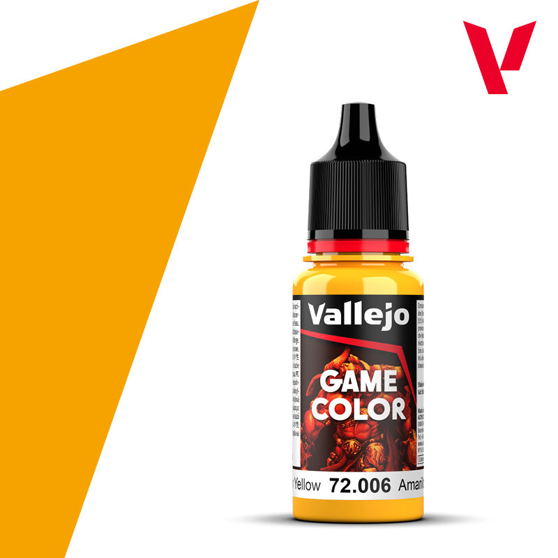 VALLEJO GAME COLOUR 72.006 SUN YELLOW - AV72006