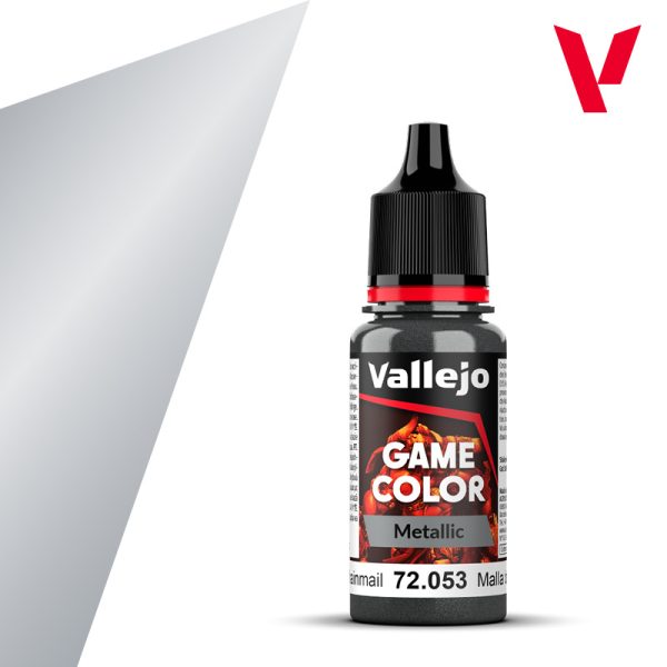 VALLEJO GAME COLOUR 72.053 CHAINMAIL SILVER - AV72053