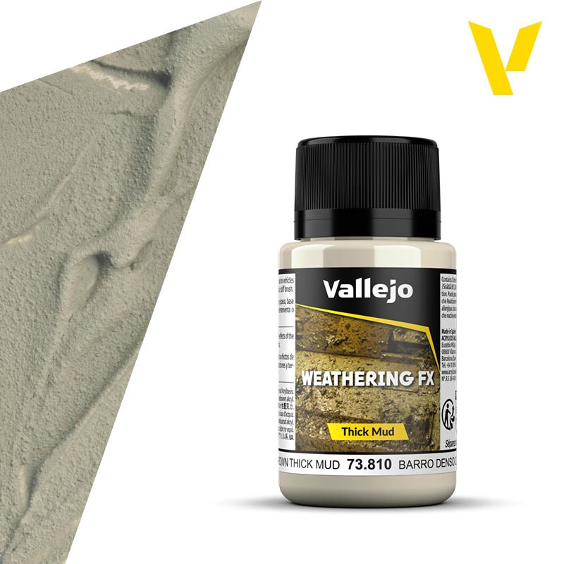 VAL73810 - AV WEATHERING EFFECTS 40ML - LIGHT BROWN THICK MUD
