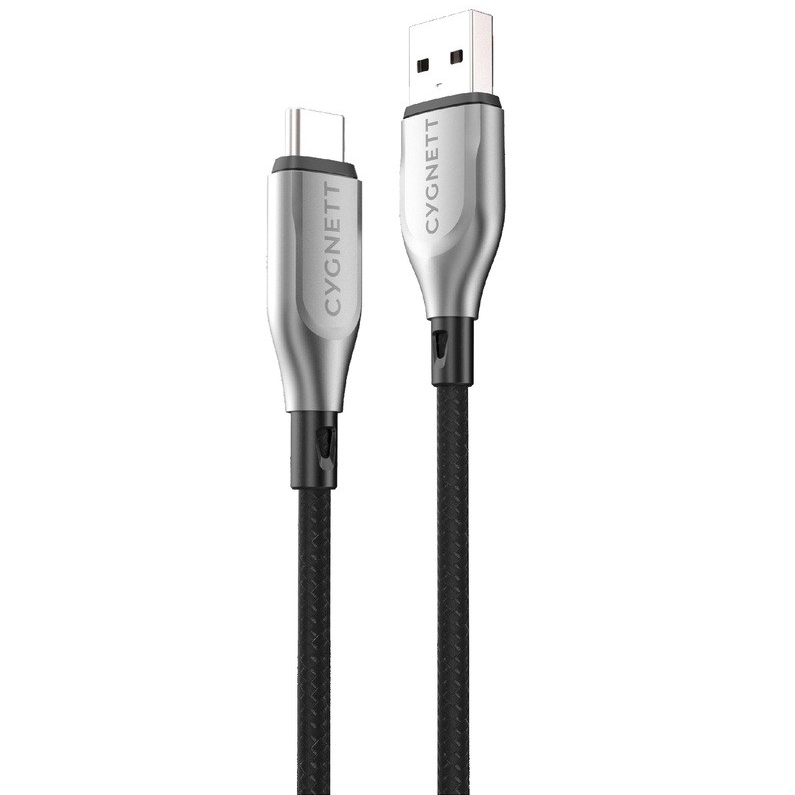 CYGNETT ARMOURED 2M USBA-USBC BLACK CABLE - CY4683PCUSA