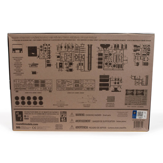 AMT SKILL 3 MODEL KIT GMC ASTRO 95 TRUCK TRACTOR MILLER 1-25 SCALE MODEL CAR - AMT1230