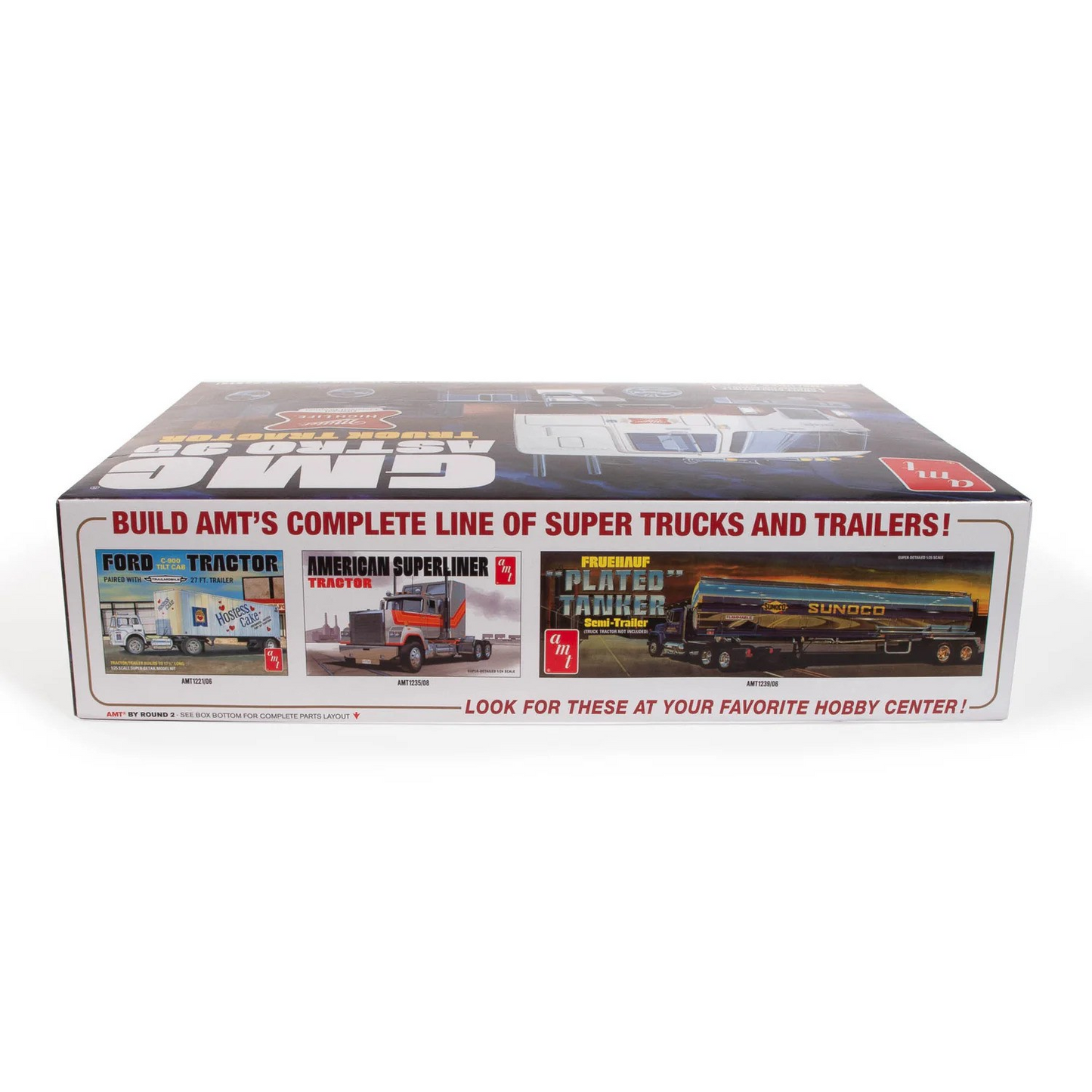 AMT SKILL 3 MODEL KIT GMC ASTRO 95 TRUCK TRACTOR MILLER 1-25 SCALE MODEL CAR - AMT1230