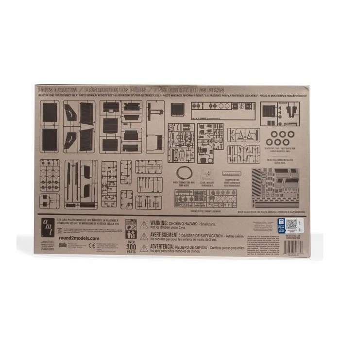 SKILL 3 MODEL KIT FORD C-900 GARWOOD REFUSE GARBAGE TRUCK WITH LOAD-PACKER 1/25 SCALE MODEL BY AMT - R2AMT1247