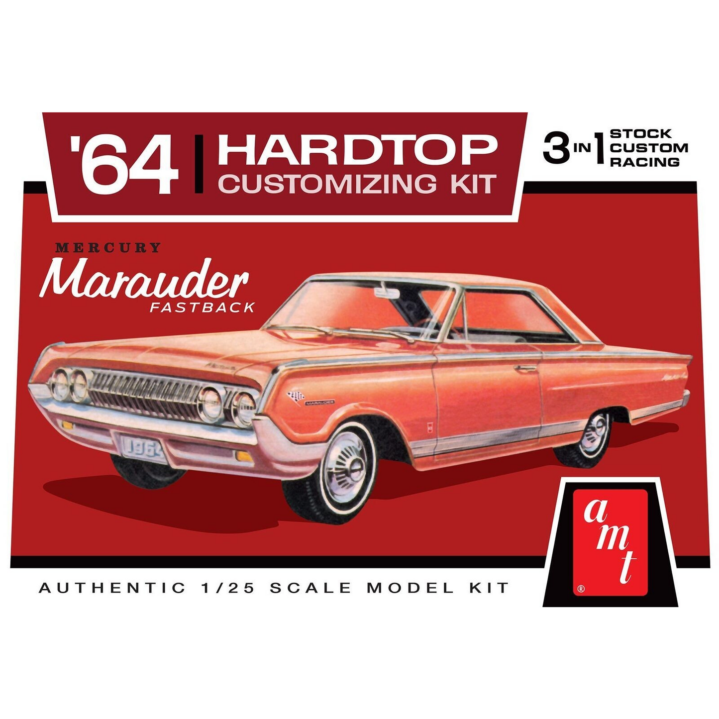 AMT 1964 MERCURY MARAUDER HARDTOP 125 AMT1294 PLASTICS CAR/TRUCK 1/24-1/25