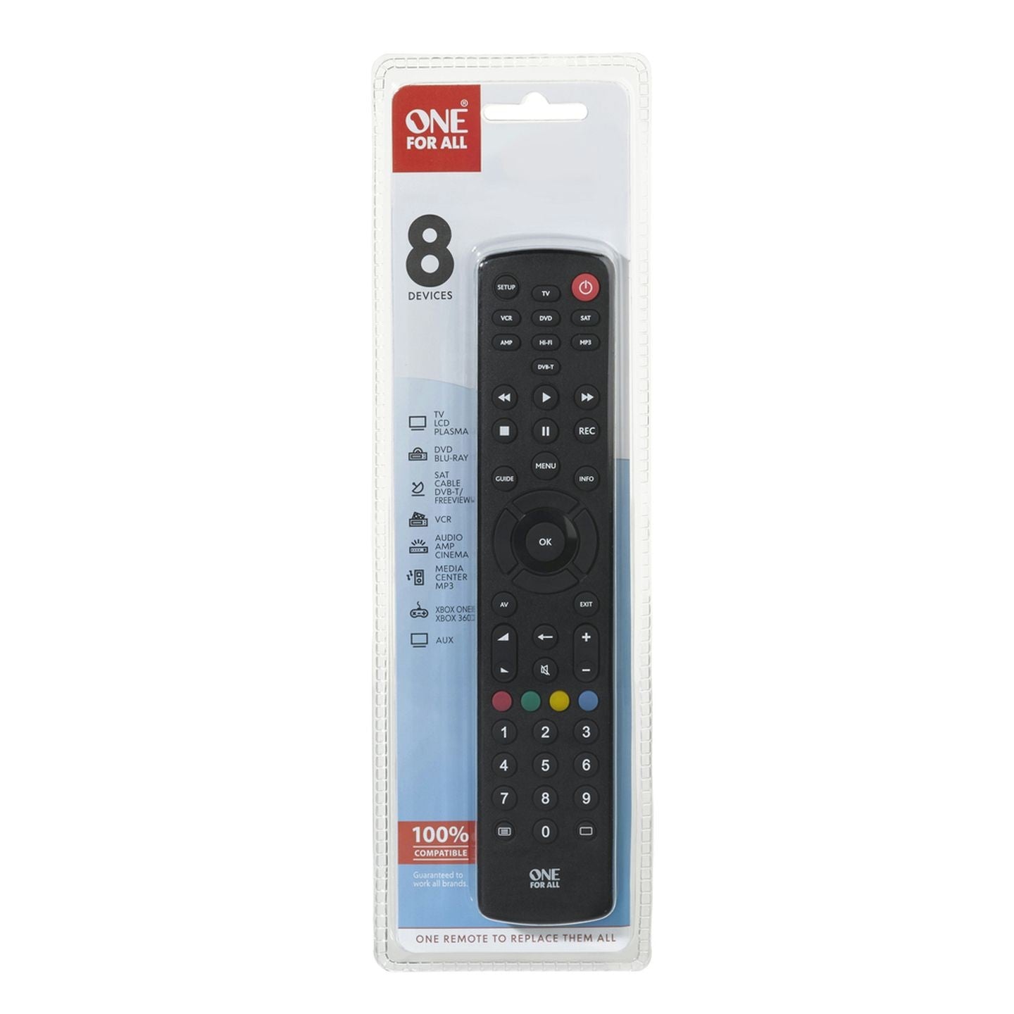 REMOTE 8 DEVICE UNIVERSAL CONTOUR - AR1952