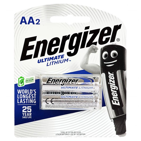 ENERGIZER LITHIUM AA 2 PACK - 54000-009