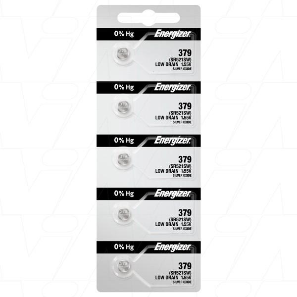 ENERGIZER 379 SILVER OXIDE WATCH BATTERY (SR21SW) - 54000-064