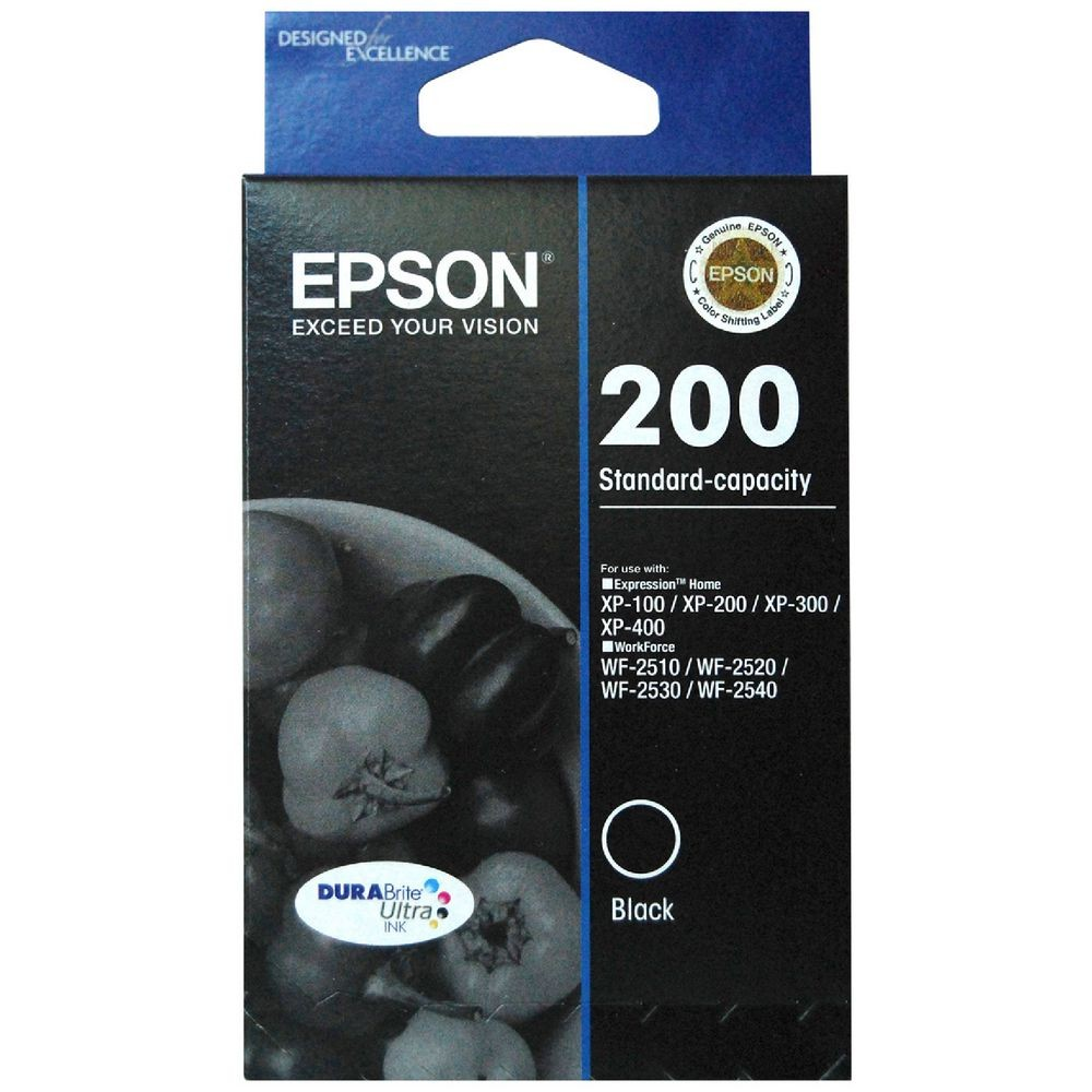 EPSON 200 BLACK INK CARTRIDGE - E200B