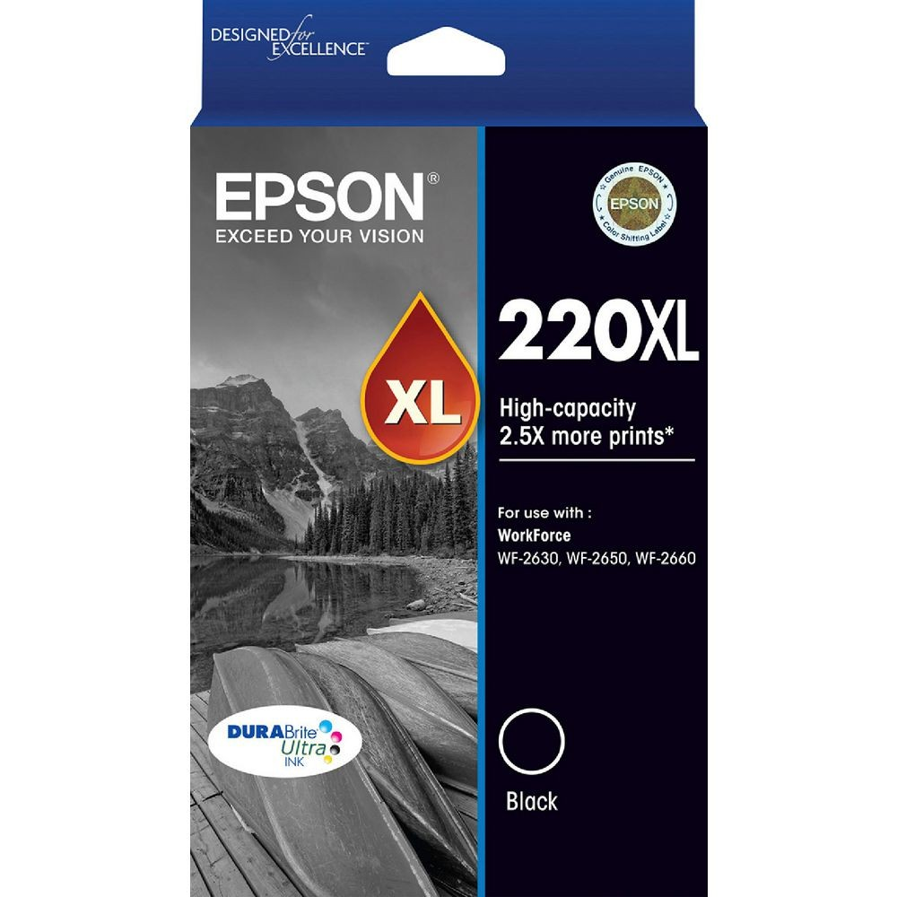 EPSON 220XL BLACK INK CARTRIDGE - E220BXL