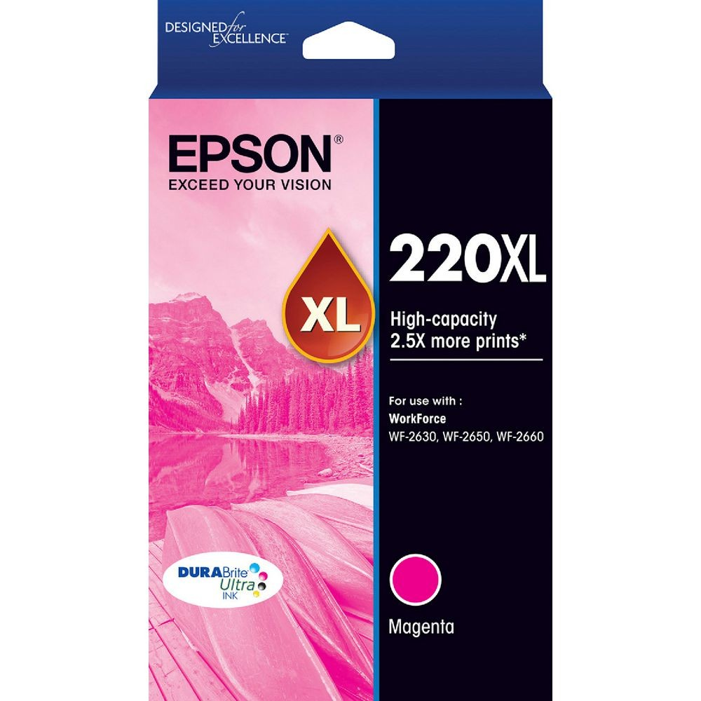 EPSON 220XL MAGENTA INK CARTRIDGE - E220MXL