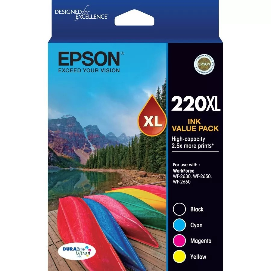 EPSON 220XL INK VALUE PACK - E220XLVP